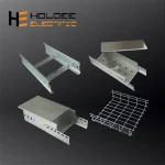silver color cable tray