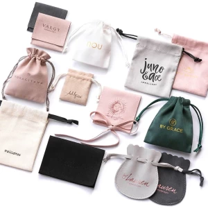 Elegant Microfiber Envelope-Shaped Jewelry Pouches for Travel and Storage