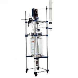 10-80L Jacketed Glass Reactor for sale