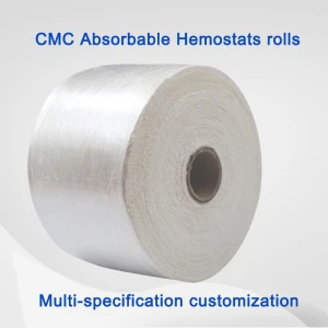 Absorbable Haemostatic Gauze Rolls Surgical Haemostatic Gauze Multi-Specification Customised