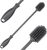Silicone  bottle cleaning brush with long handle
