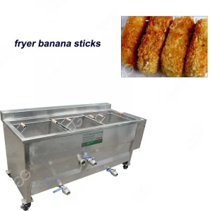 Model ZKD3 High Quality  fryer Banana Sticks Machine /Fryer Machine Supplier