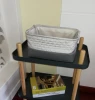 Foldable laundry basket fabric storage basket
