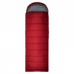 Durable and portable red lint sleeping bag camping envelope sleeping bag