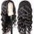 Import 13X4 Lace Frontal Wig 180% Density Body Wave Human Hair Wig 16-40 Inch #1B Natural Color from China