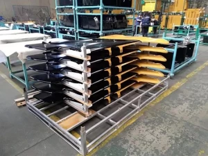 Returnable/Collapsible/Stackable/Portable Shipping Rack For Auto Door Panels,Roof Panels,Side Panels
