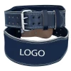 Leather weightlifting power belt high quality top selling custom logo