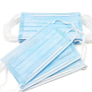 wholesale hot sale Disposable Non-woven Mask 3ply Face Mask with Earloop for Virus Protection
