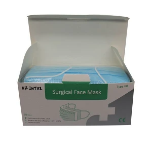 wholesale price bfe 98% type iir 3 ply surgical face mask disposable medical mask single use