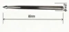 Food Grade Disposable Black Plastic Cocktail Pick for Fruits, Cocktails & Appetizers