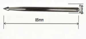 Food Grade Disposable Black Plastic Cocktail Pick for Fruits, Cocktails & Appetizers
