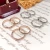 Import 18k Aperture Diamond Pair Ring from China