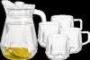 Clear Water Pitcher set