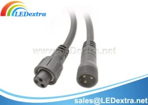 LED Waterproof Plug and Socket Cable