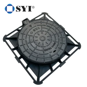 Heavy Duty En124 Round Square Road Ductile Casting Iron Manhole Cover And Frame