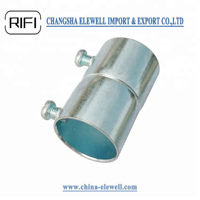Buy Emt Conduit Fittings Set Screw Steel Coupling Electrical Conduit Coupling from CHANGSHA