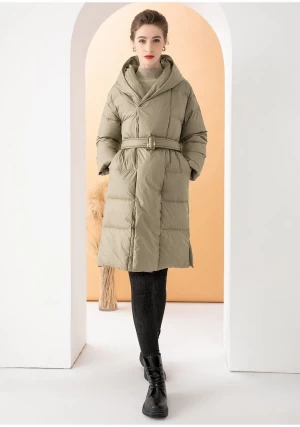 2023 wholesale new fashion long women down jacket Customized warm coat winter coat