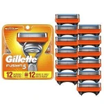 Gillette Fusion5 Men Razor Blade Refills 12 Count