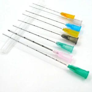 Blunt Tip Types of Micro Cannula Needle and Ha Filler Injection Syringe