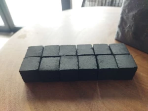 Coconut Briquettes charcoal for hookah cube 2.5x2.5