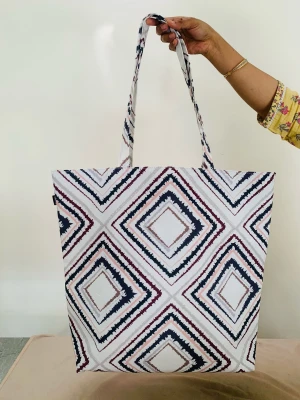 Recycled Polyester Printed Beach Bag