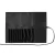 Import 10 pieces Professional High Quality Black Makeup brush Pu Bag Cosmetic Brush holder with private label from China