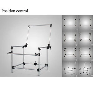 100 * 200cm Aluminum Alloy Frame Shooting Table Photo Studio Photography Shooting Table for Still Life Product Shooting