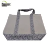 100% natural printed calico canvas shopping tote cotton bag