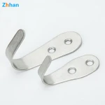 100 Pack Screw In Single hook Stainless Steel Bedroom Shower Room Robe Clothes Coat Towel Robe Hook