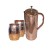 Import 100% Pure Copper Jug Pitcher with 2 Glass from India