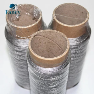 100% stainless steel yarn 316L metallic conductive yarn top quality metal fiber thread