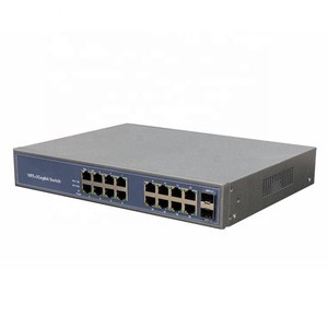 1000m Optical Fiber 16 ports Gigabit Manageable Ethernet Poe Network Switch Price