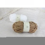 100g/ball Thick Cloth Fabric Strip Yarn 100% Polyester Craft for Hand Knitting Crochet DIY bag Cloth Strip