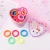 Import 100pcs/set Colorful Nylon Soft Rubber Bands For Girls Ponytail Holder Children Elastic Hair Bands Kids Hair Accessories from China