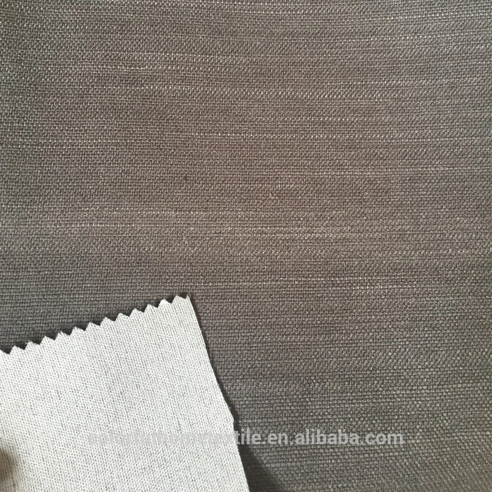 100%poly jute sofa fabric use for sofa upholstery fabric, linen fabric per meter for wholesale