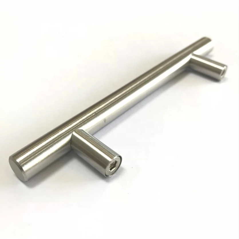 10mm&12mm Diameter Stainless Steel 201 & 304 Grade T Bar Furniture and Kitchen Cabinet Cupboard Handle