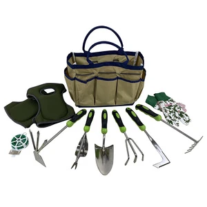 10pcs stainless steel garden tool set for women gardening tool gift set with bag