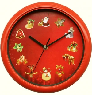 10&quot; Music Theme Clock Musical Note Shaped Wall Clock Musical Instrument Clock