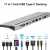 Import 11-in-1 Type C Adapter High Speed docking Station Powered Charger 12 Ports USB C Hub for Type C Laptop Mobile Phone TV from China
