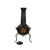 Import 112cm H patio cheap steel outdoor chimeneas from China