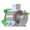 11kW 300RPM ,3 phase low RPM AC free energy permanent magnet generator/alternator,low speed for wind use