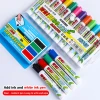 12 color suit white board pen Non-toxic Customized Logo Refillable  Empty Nid Erasable Marker Best Whiteboard Pen