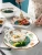 Import 12-pieces Dinnerware Set Service for 4 People, Plates, Dishes, Bowls, Modern Nordic Style Ceramic Cutlery Tableware from China