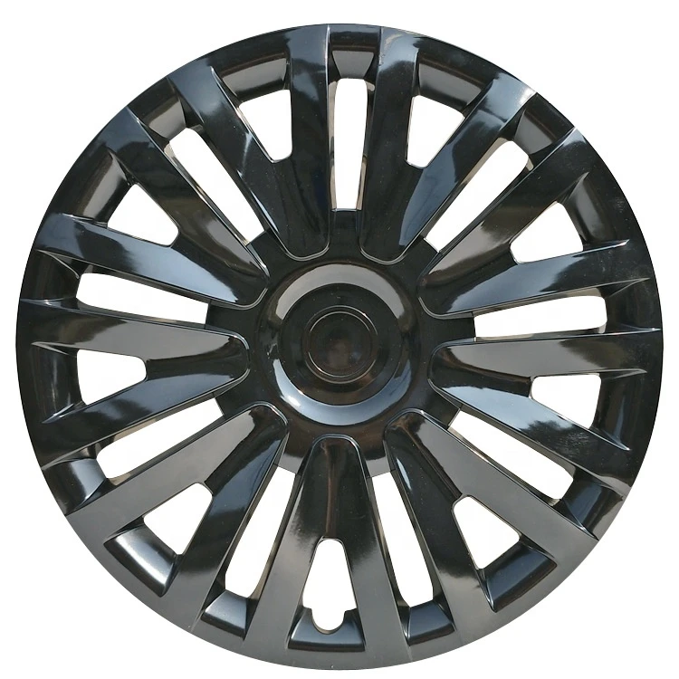 15 inch black universal vintage auto hubcaps / 16 wheel simulator / 13 used wheel rim covers / 18 aftermarket wheel center caps