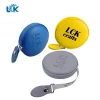 150cm 60Inch Round Mini Custom Retractable PU Leather Tape Measure With Logo Printing For Promotion