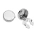 Import 15mm Silver Blank Custom Mens Brass Button Cover from China