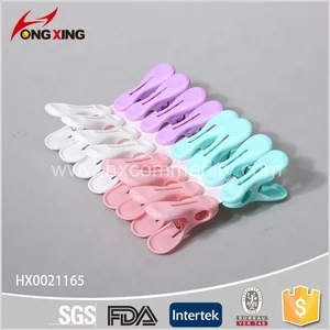 16 PCS colored plastic clothespin clothes clips pegs