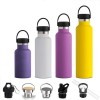 18/8 Stainless Steel Wide Mouth Thermos 10-40 oz water vacuum Flask with Custom Logo