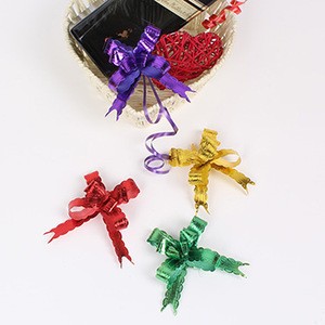 18mm lace metallic gift wrapping pull bow ribbon for winebottle packing