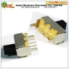 1P2T Toy SPDT Miniature Slide Switches on PCB SMT Solder 3 Pin 2 Way AC Power Slide Switch Snap Waterproof Vertical Switch